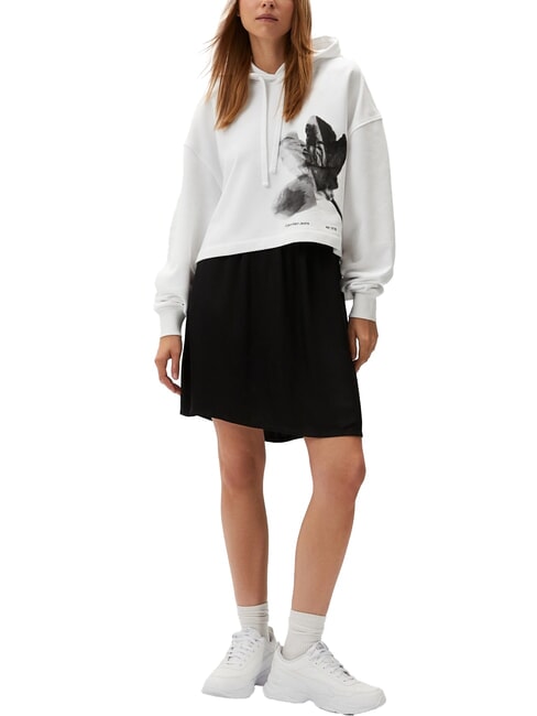 CK JEANS Hanorac cu imprimeu alb strălucitor - Hanorace pentru femei