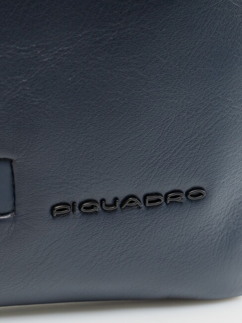 PAUL Geantă de m&acirc;nă din piele albastru - Genți femei