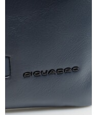 PIQUADRO PAUL Geantă de m&acirc;nă din piele albastru - Genți femei - 3