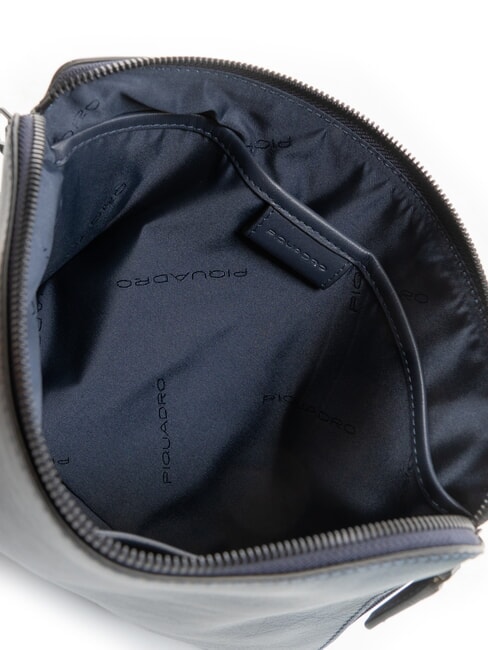 PAUL Geantă de m&acirc;nă din piele albastru - Genți femei