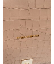 PIQUADRO DAFNE Geanta tableta din piele nucă de cocos/roz - Genți femei - 3