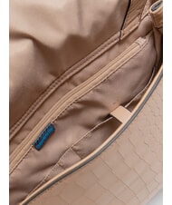 PIQUADRO DAFNE Geanta tableta din piele nucă de cocos/roz - Genți femei - 5