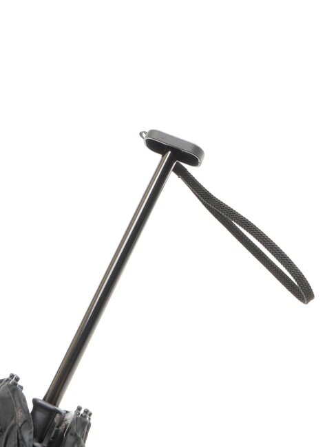 NABUCCO Mini umbrelă cu husă din piele negru - Umbrele