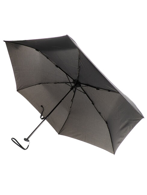 NABUCCO Mini umbrelă cu husă din piele negru - Umbrele