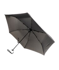 PIQUADRO NABUCCO Mini umbrelă cu husă din piele negru - Umbrele - 8