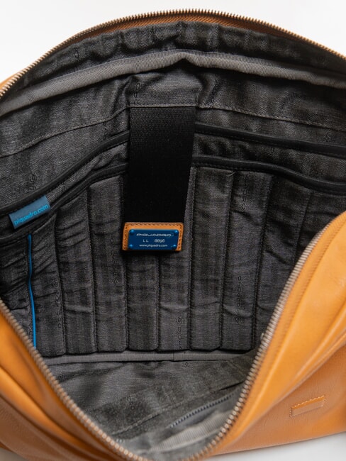 NABUCCO  Mesager din piele, suport pc piele de 14". PIELE - Serviete birou