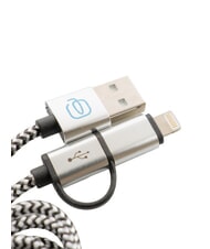 PIQUADRO BAGMOTIC Clemă de cablu din piele cu cablu USB - Accesorii de călătorie