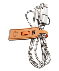 PIQUADRO BAGMOTIC Clemă de cablu din piele cu cablu USB Piele / Red - Accesorii de călătorie - 3