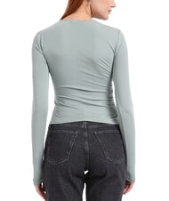 CALVIN KLEIN CK JEANS Tricou cu mânecă lungă și guler rotund gri ardezie - tricou - 2