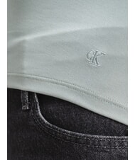 CALVIN KLEIN CK JEANS Tricou cu mânecă lungă și guler rotund gri ardezie - tricou - 3