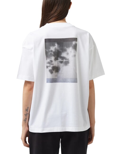 CK JEANS Tricou cu mânecă scurtă, croială lejeră, cu imprimeu alb strălucitor - tricou