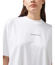 CALVIN KLEIN CK JEANS Tricou cu mânecă scurtă, croială lejeră, cu imprimeu alb strălucitor - tricou - 3