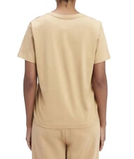 CALVIN KLEIN CK Tricou cu m&acirc;necă scurtă și guler rotund cafea cu gheață - tricou - 2
