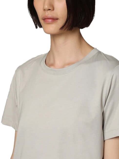 CK Tricou cu mânecă scurtă și guler rotund pietricică de nisip - tricou