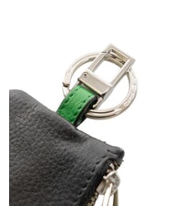 PIQUADRO SPLASH  Breloc din piele NEGRU / VERDE - Portchei - 3