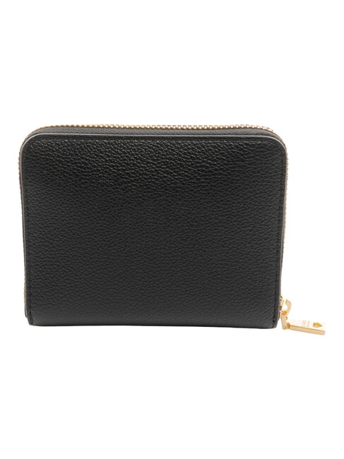 LETTERING Portofel cu fermoar negru - Portofele femei