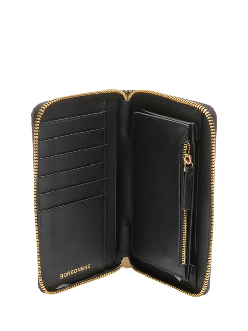 CLASSICA  Portofel cu fermoar OP / NATURAL / NEGRU - Portofele femei