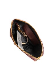 BORBONESE CLASSICA Husa pentru monede cu breloc merlot - Portchei - 2