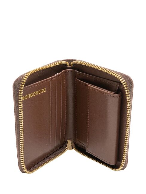 CLASSICA  Portofel mediu cu fermoar alune de pădure - Genți de voiaj