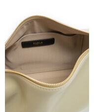 FURLA NUVOLA Mini geanta de umar din piele salvie ușoară - Genți femei - 5