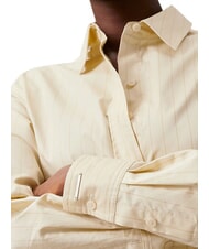 CALVIN KLEIN CK Cămașă cu mânecă lungă, croială lejeră frasin de lemn / dungă de cafea cu gheață - Cămăși - 3