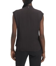 CALVIN KLEIN CK Bluză cu m&acirc;necă scurtă din viscoză - Cămăși