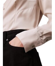 CALVIN KLEIN CK Cămașă cu m&acirc;necă lungă din viscoză - Cămăși