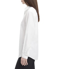 CALVIN KLEIN CK Cămașă cu m&acirc;necă lungă, croială lejeră alb strălucitor - Cămăși - 3