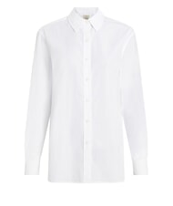 CALVIN KLEIN CK Cămașă cu m&acirc;necă lungă, croială lejeră alb strălucitor - Cămăși - 4