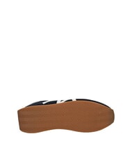 ARMANI EXCHANGE ROYALE SUEDE AIR MESH Teniși din piele cu logo AX bleumarin+alb-gălbui - Pantofi bărbați - 5