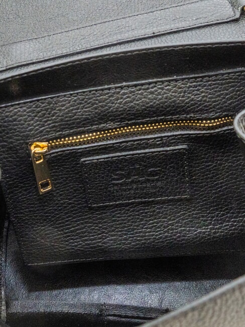 SABRINA Geanta ghiozdan din piele Dollar negru - Genți femei