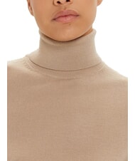 CALVIN KLEIN CK Pulover slim fit din lână cu guler înalt amforă - Pulovere pentru femei - 3