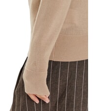 CALVIN KLEIN CK Pulover slim fit din lână cu guler înalt amforă - Pulovere pentru femei - 4