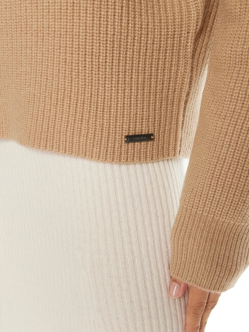 CK Pulover de lână cu croială lejeră amforă - Pulovere pentru femei