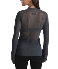 CALVIN KLEIN CK JEANS Pulover transparent cu guler rotund - Pulovere pentru femei