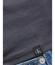 CALVIN KLEIN CK JEANS Pulover cu guler înalt din bumbac abanos - Pulovere pentru femei - 3