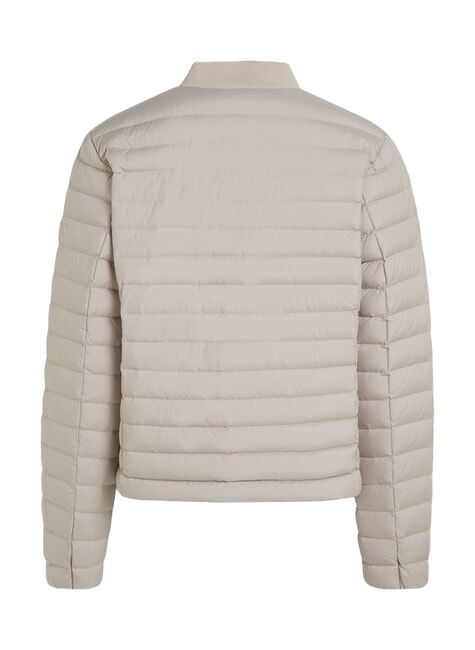 CK Jachetă ușoară, scurtă, matlasată, din puf cenușă de lemn - Jachete de puf pentru femei