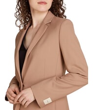 CALVIN KLEIN CK Sacou tip blazer cu un singur nasture din amestec de lână amforă - Jachete pentru femei - 3