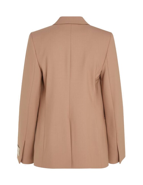 CK Sacou tip blazer cu un singur nasture din amestec de lână amforă - Jachete pentru femei