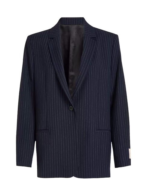 CK Sacou cu dungi subțiri cer nocturn / dungă gri de dimineață - Jachete pentru femei