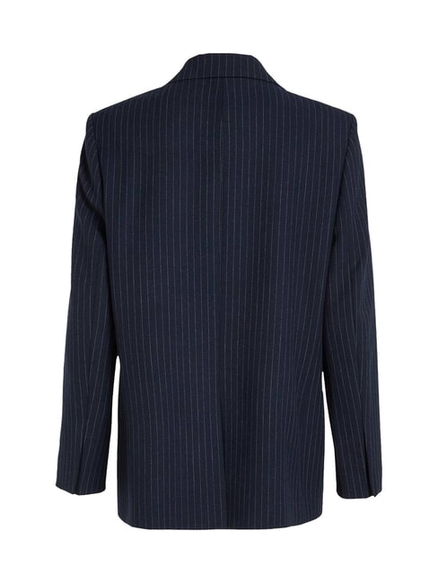 CK Sacou cu dungi subțiri cer nocturn / dungă gri de dimineață - Jachete pentru femei