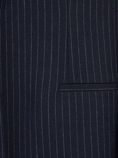 CK Sacou cu dungi subțiri cer nocturn / dungă gri de dimineață - Jachete pentru femei