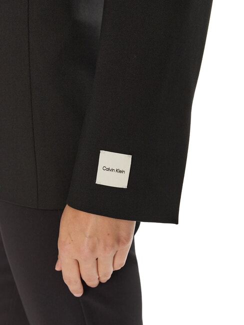 CK Sacou tip blazer cu un singur nasture din amestec de lână ck negru - Jachete pentru femei