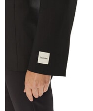CALVIN KLEIN CK Sacou tip blazer cu un singur nasture din amestec de lână ck negru - Jachete pentru femei - 4
