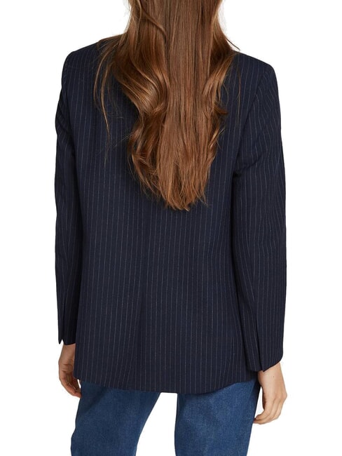 CK Sacou cu dungi subțiri cer nocturn / dungă gri de dimineață - Jachete pentru femei