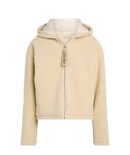 CALVIN KLEIN CK JEANS Jachetă din fleece cu fermoar complet și glugă ceață portuară - Jachete pentru femei - 4