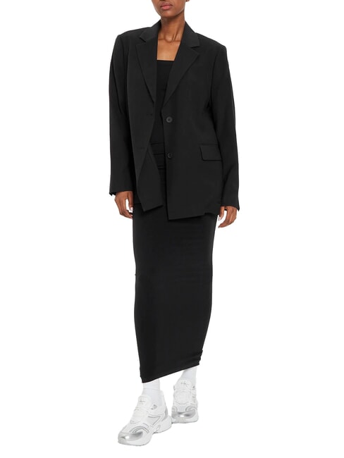 CK JEANS Sacou blazer cu nasturi ck negru - Jachete pentru femei