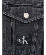CALVIN KLEIN CK JEANS Jachetă din denim de bumbac gri denim - Jachete pentru femei - 3