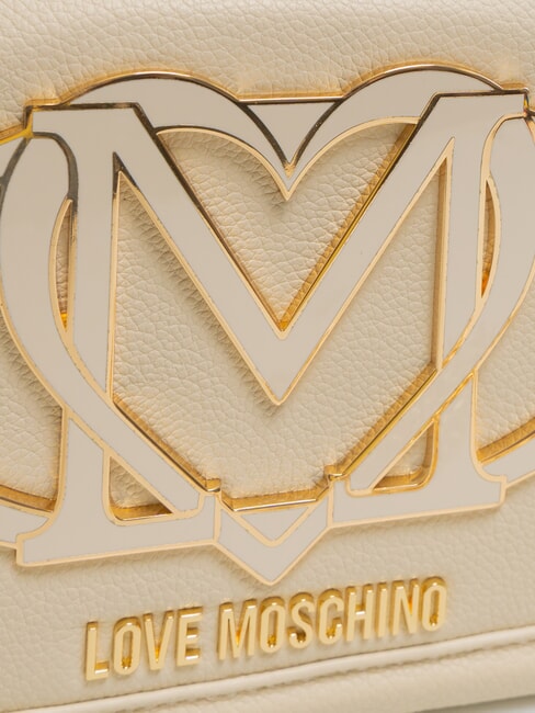 LOGO Geantă de mână cu curea de umăr fildeş - Genți femei