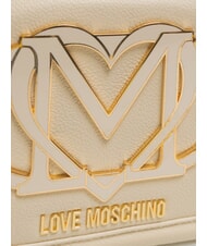 LOVE MOSCHINO LOGO Geantă de mână cu curea de umăr fildeş - Genți femei - 3